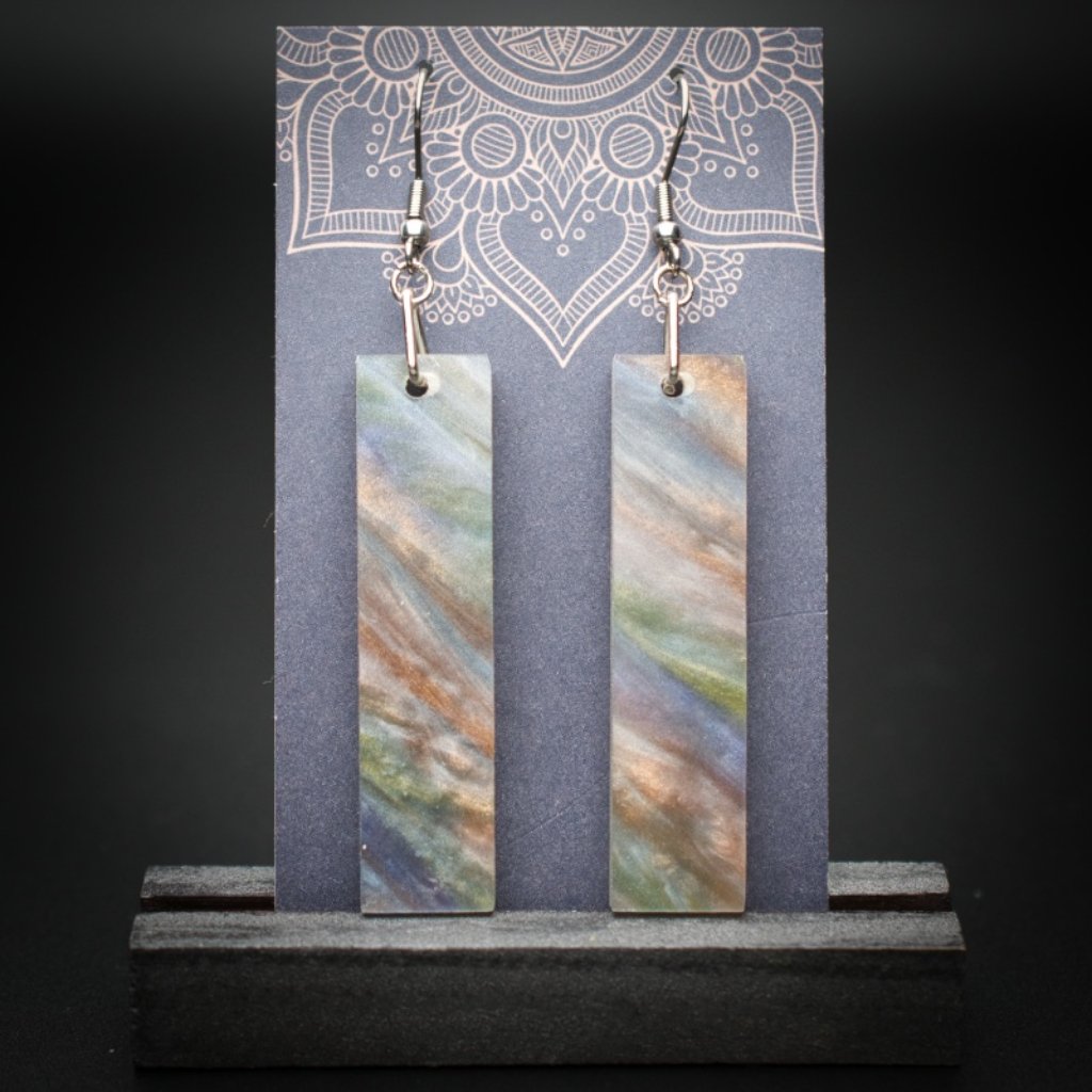 Misty Meadow Large Rectangle Earrings - Choose Your Favorite Pair
